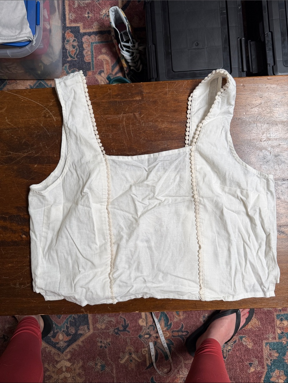 Marine layer tank top